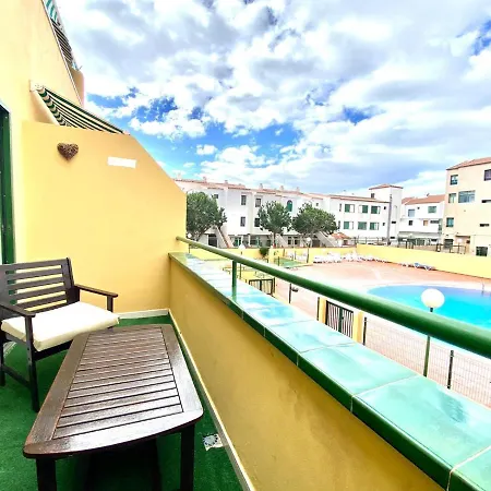 아파트 Apartamento Vista A La Piscina, Cerca De Playa, Tenerife Sur 코스타델실렌시오